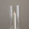 Lykt - Glassylinder Terrakotta