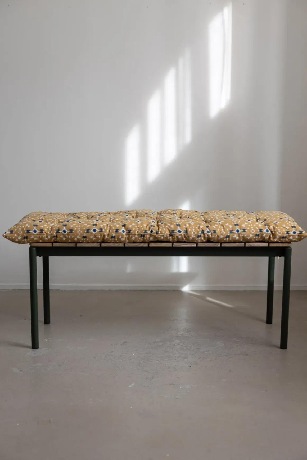 Madrass - 45x125cm Mustard/Off-White/Dark Blue