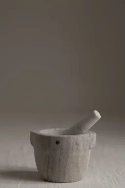 Morter - Marmor Dia12cm Hvit