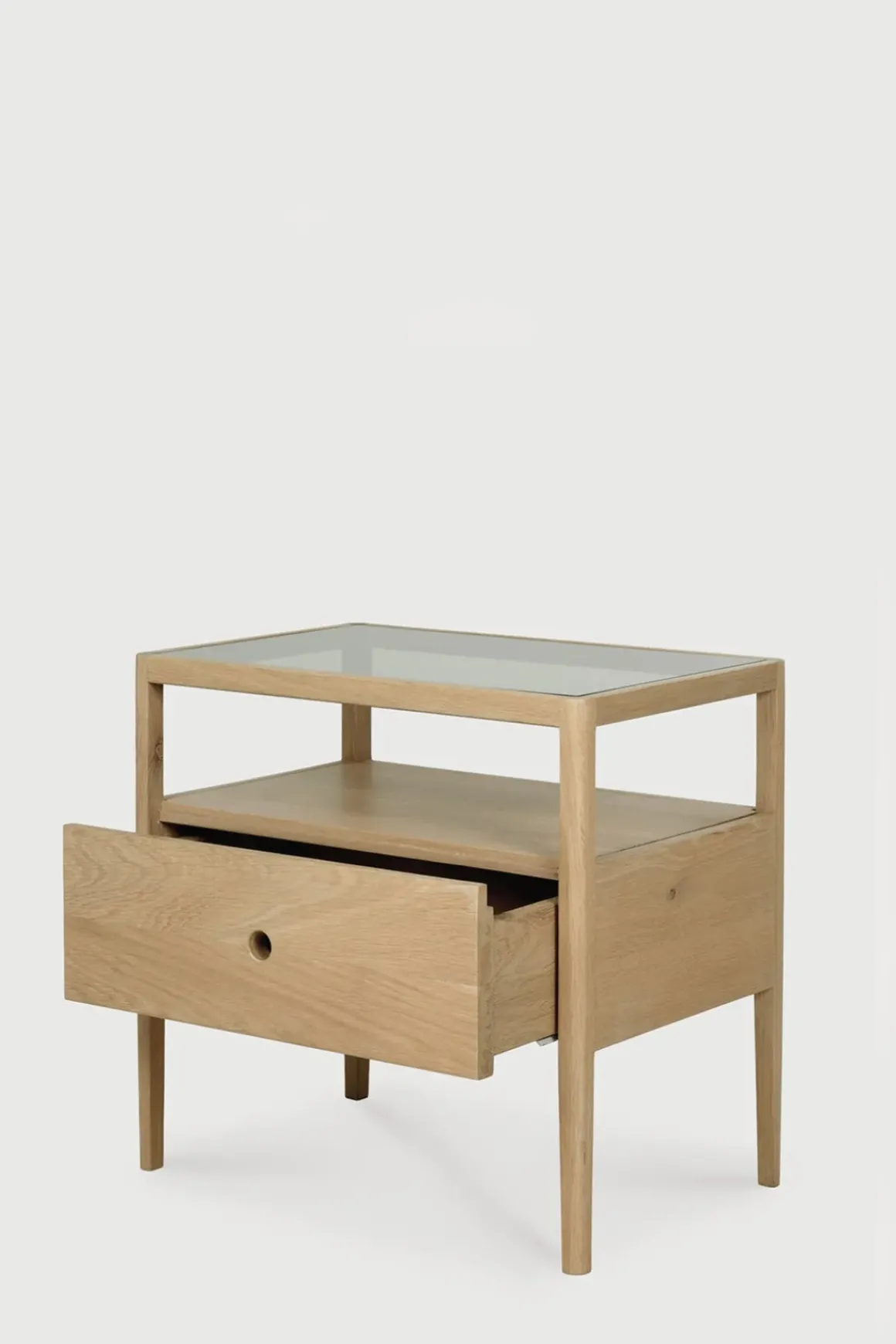 Nattbord - Spindle Bedside Table Oak