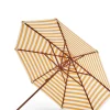 Parasoll - Messina rund Dia270cm  Golden Yellow Stripes
