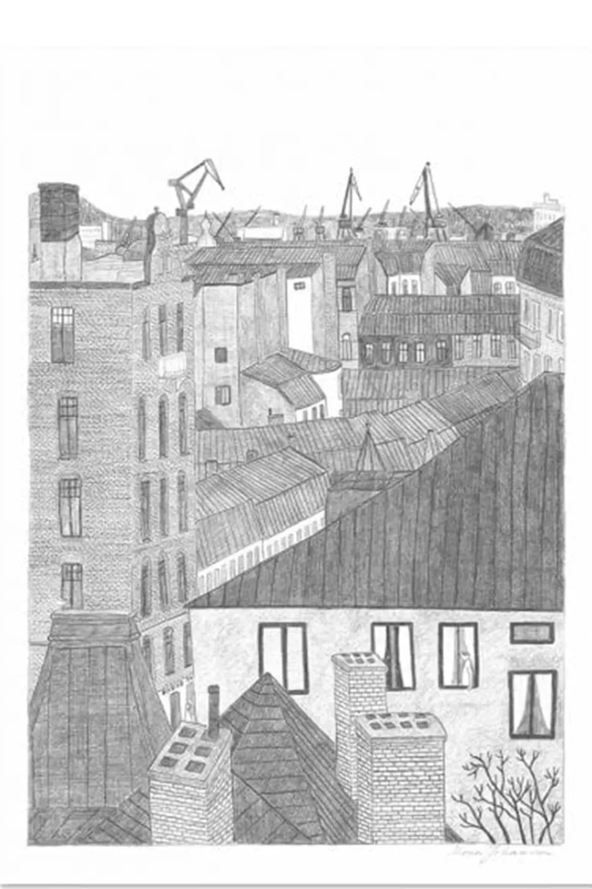 Plakat - Hamnen 50x70cm