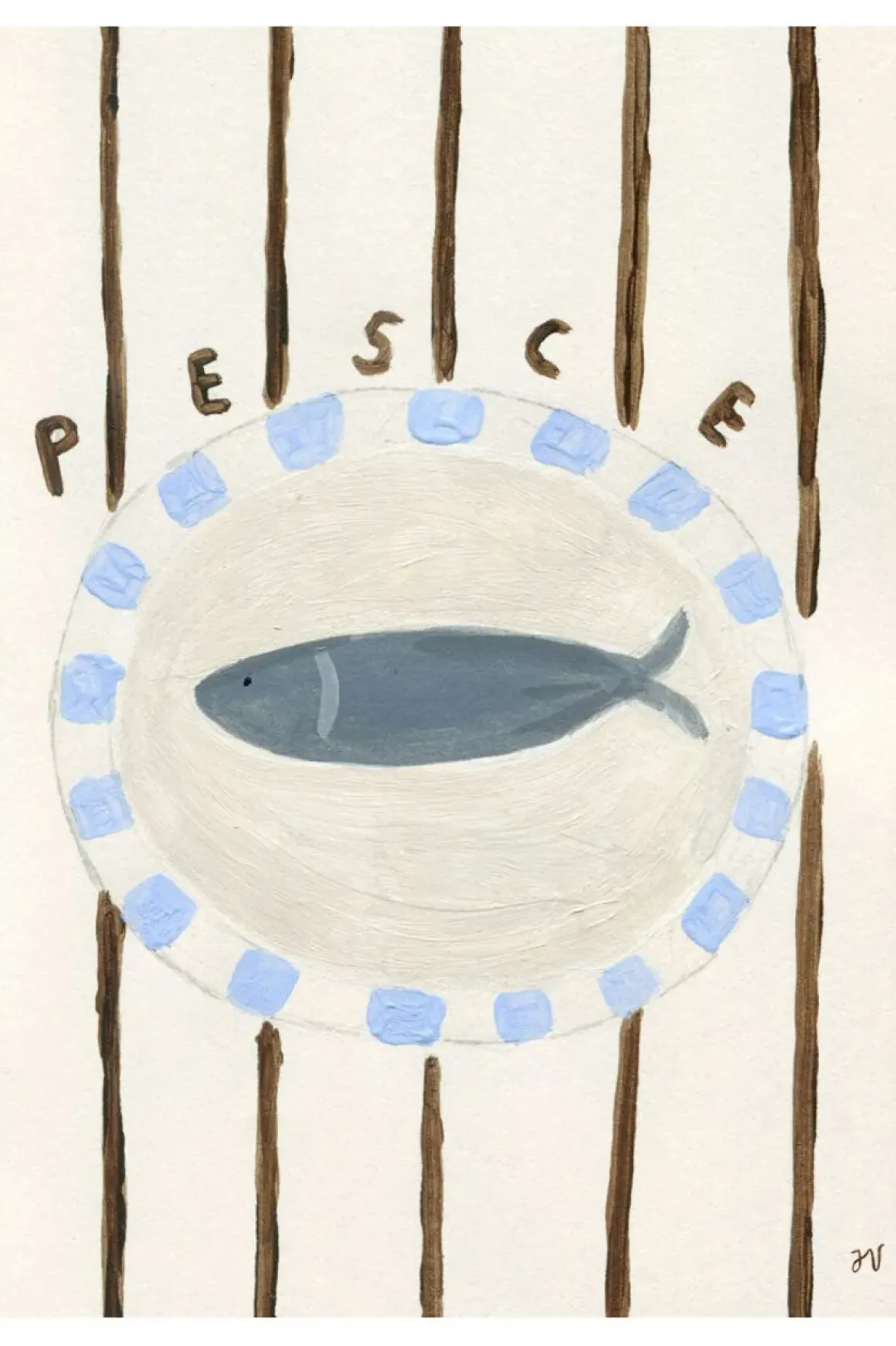 Plakat - Pesce A4