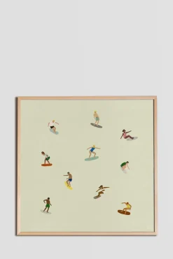 Plakat - Surfers 40x40cm