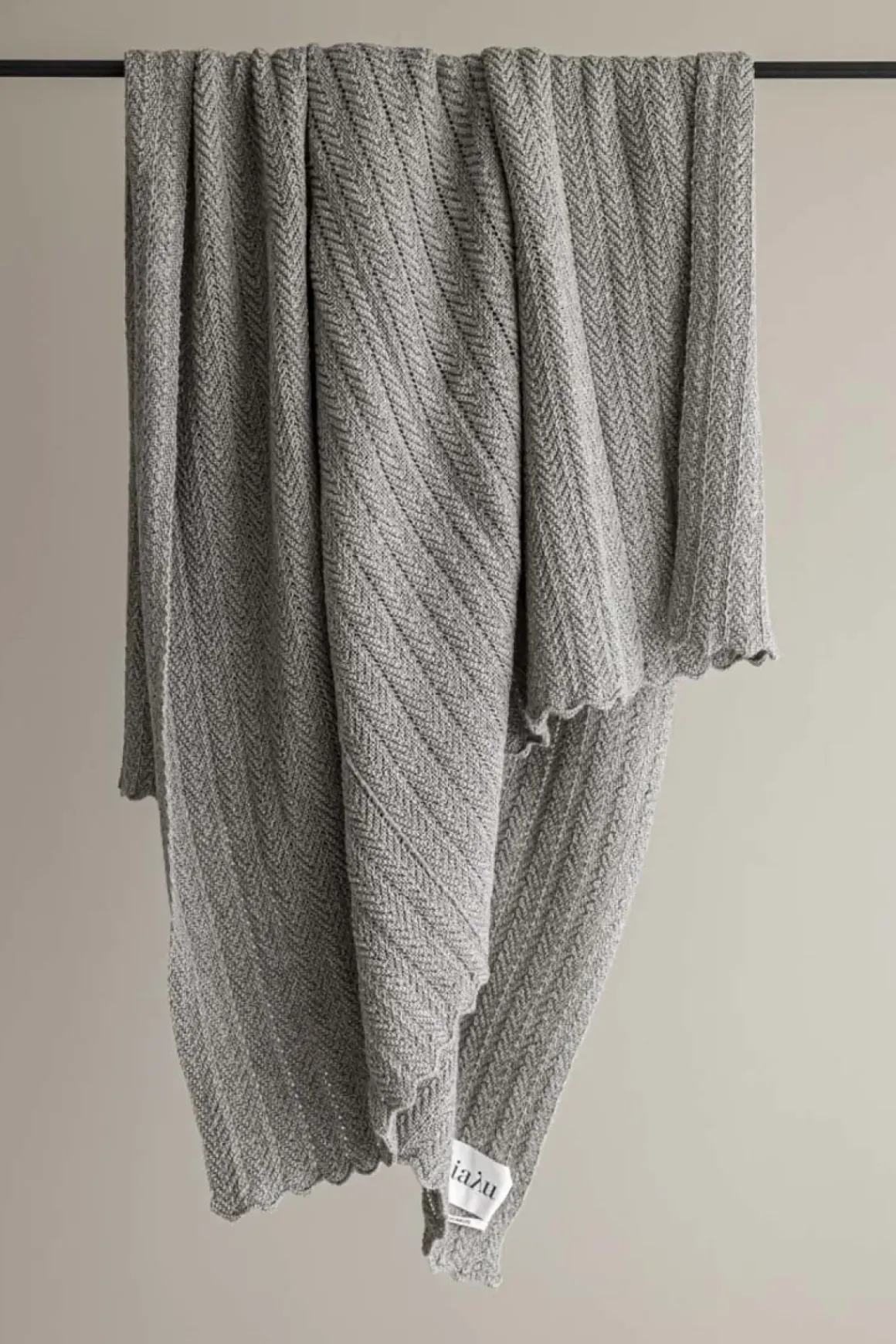 Pledd - Hollie 130x160cm Frost Grey