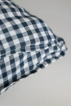 Putetrekk - 50x50cm Anthracite Gingham