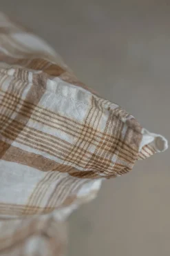Putetrekk - 65x65cm Caramel Checks