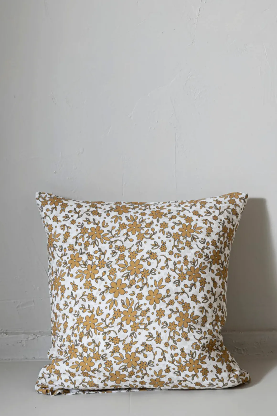 Putetrekk - 50x50cm Mustard Flower