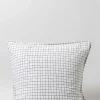 Putetrekk - 50x50cm White/Black Checks