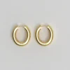 Øredobber - Chunky Hoop M Plated