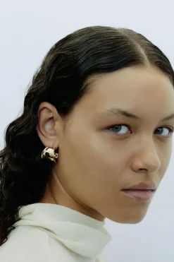 Øredobber - Contour Hoops Gold