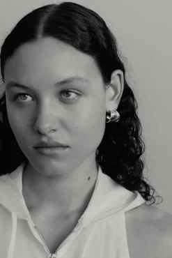 Øredobber - Contour Hoops Silver