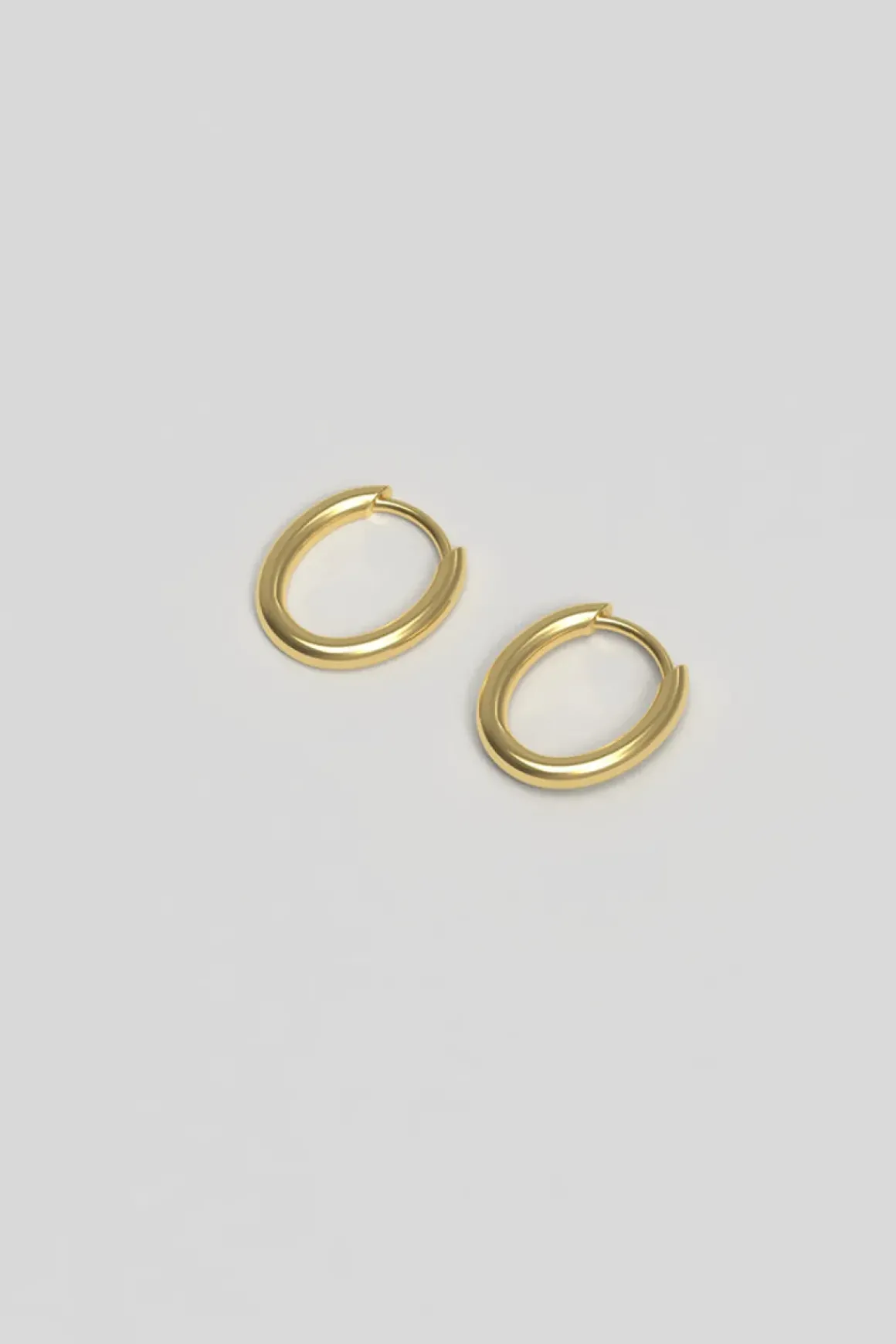 Øredobber - Slim Hoop Tiny Plated