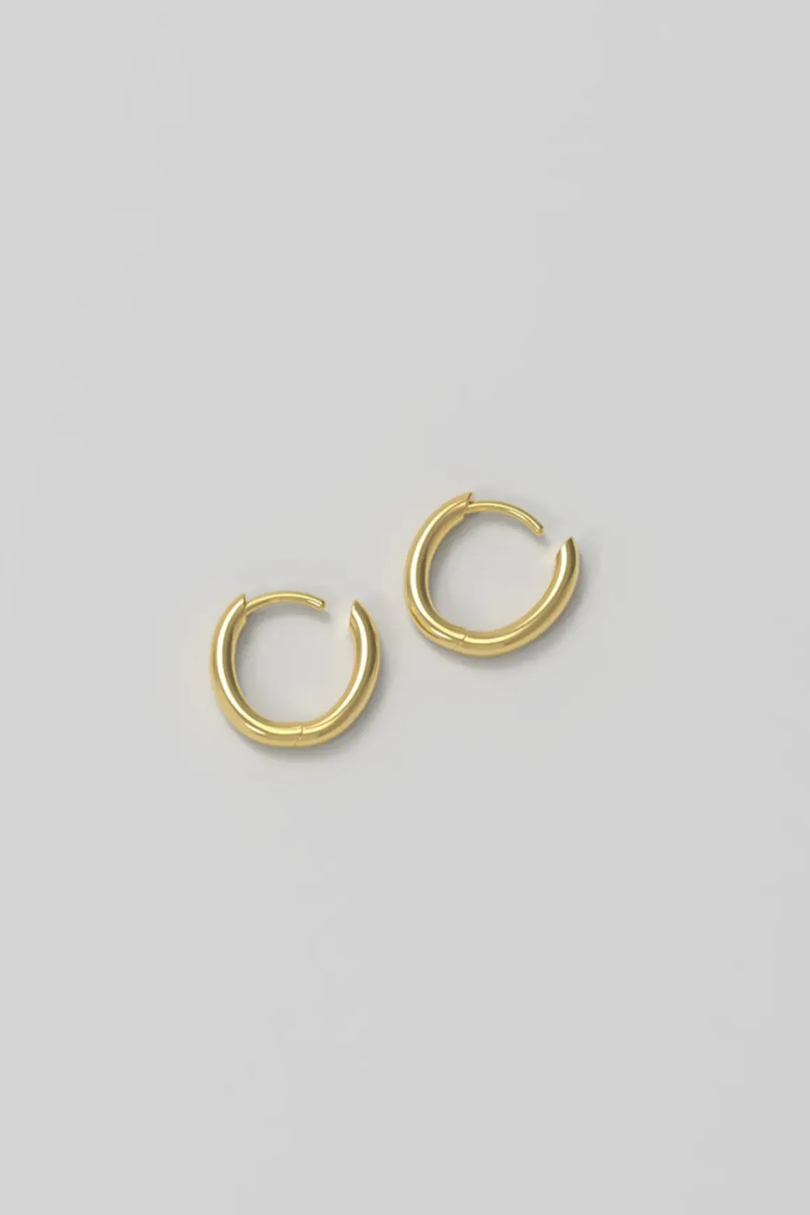 Øredobber - Slim Hoop Tiny Plated