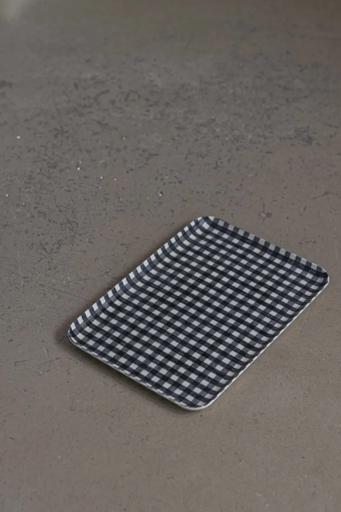 Serveringsbrett - M Navy/White Checks