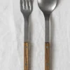 Serveringssett - Gaffel u0026 Skje Bistrot Vintage Teak