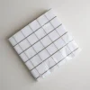 Servietter - Ruter 33x33cm Hvit/Brun