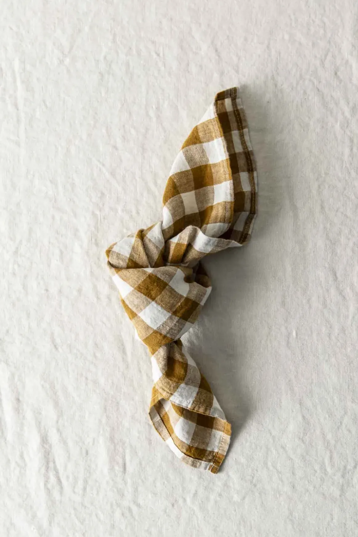 Serviett - 45x45cm Curcuma Medium Gingham