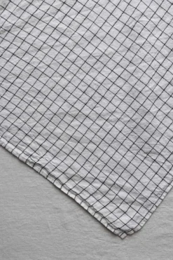 Serviett - 45x45Cm White/Black Checks