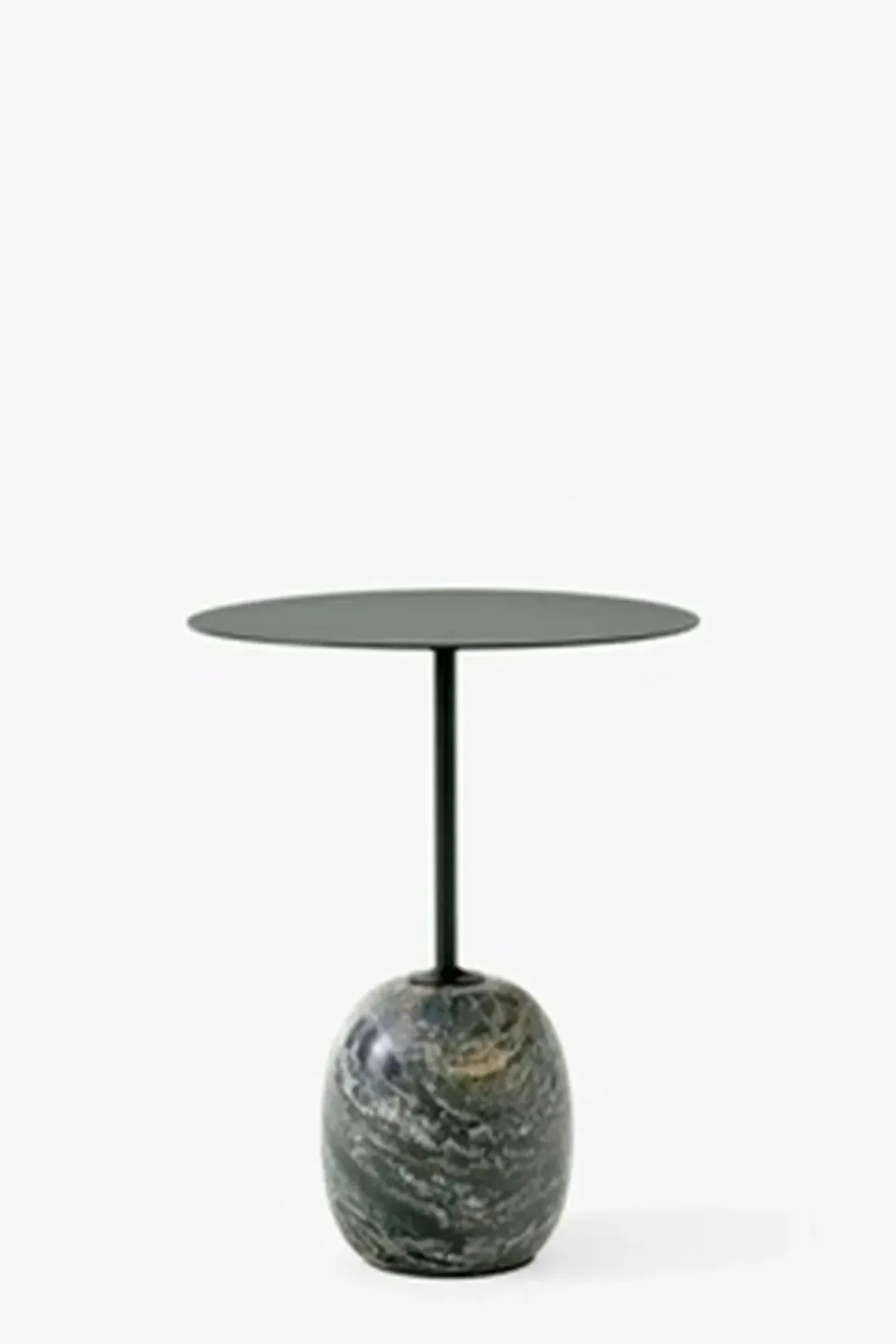 Sidebord - Lato LN8 Deep Green w/Verde Alpi Marble
