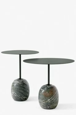 Sidebord - Lato LN8 Deep Green w/Verde Alpi Marble
