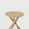 Sidebord - Oak Mikado dia50x50cm