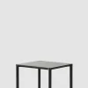 Sidebord - Piloti Modell 6705 46,5x39xh41cm Sort Lakkert Eik