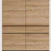 Skap - Ligna 110x50xH162cm Eik/Sort