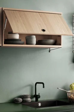 Skap - Vippedør 78x30x42 Sort Ask