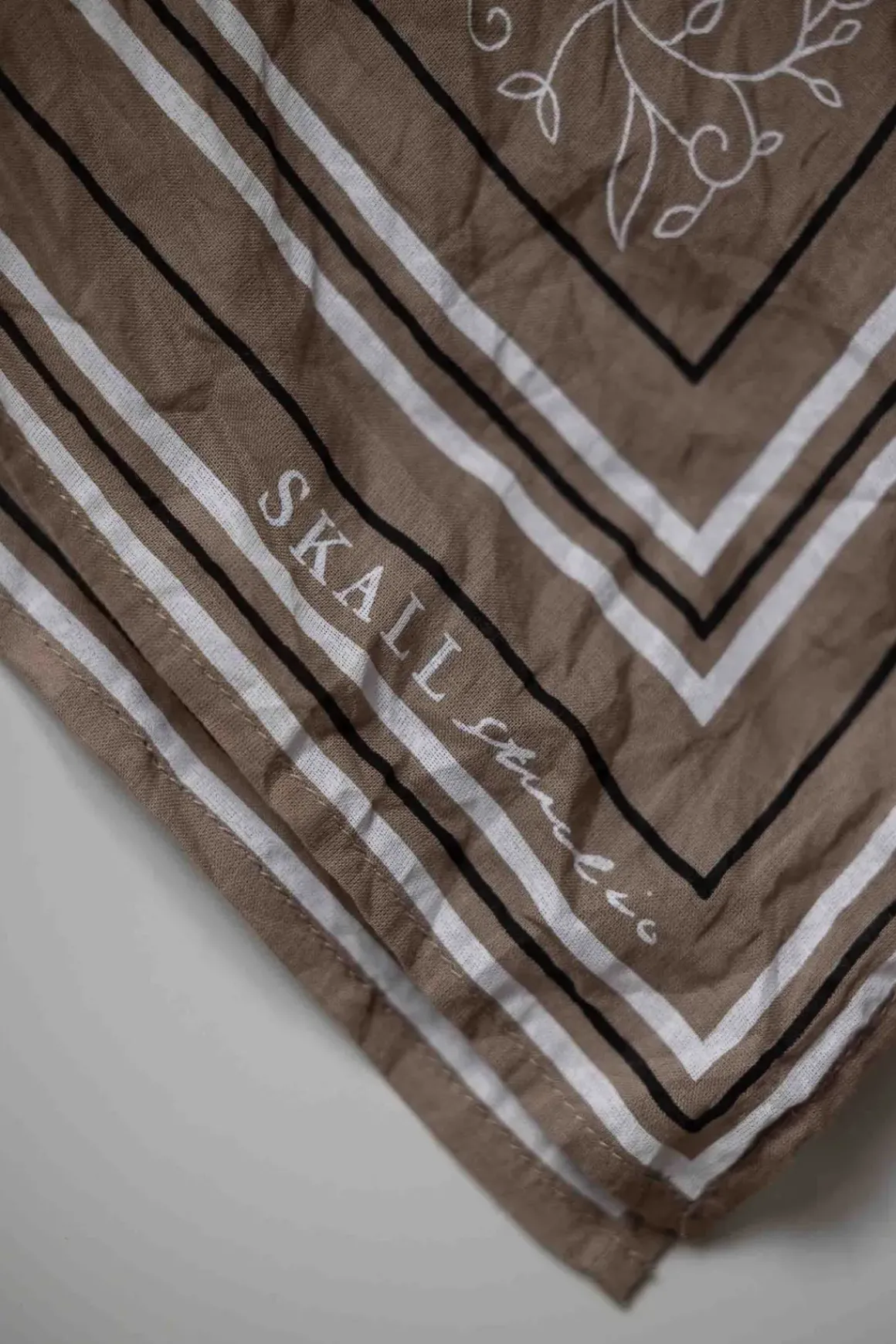 Skjerf - Classic Scarf Moss/White/Black