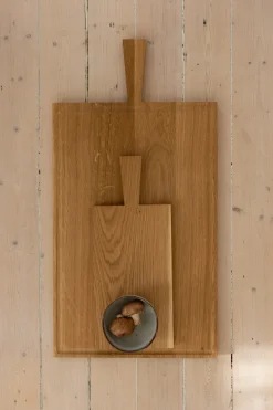 Skjærebrett - m/Saftrille 34x54cm Oljet eik