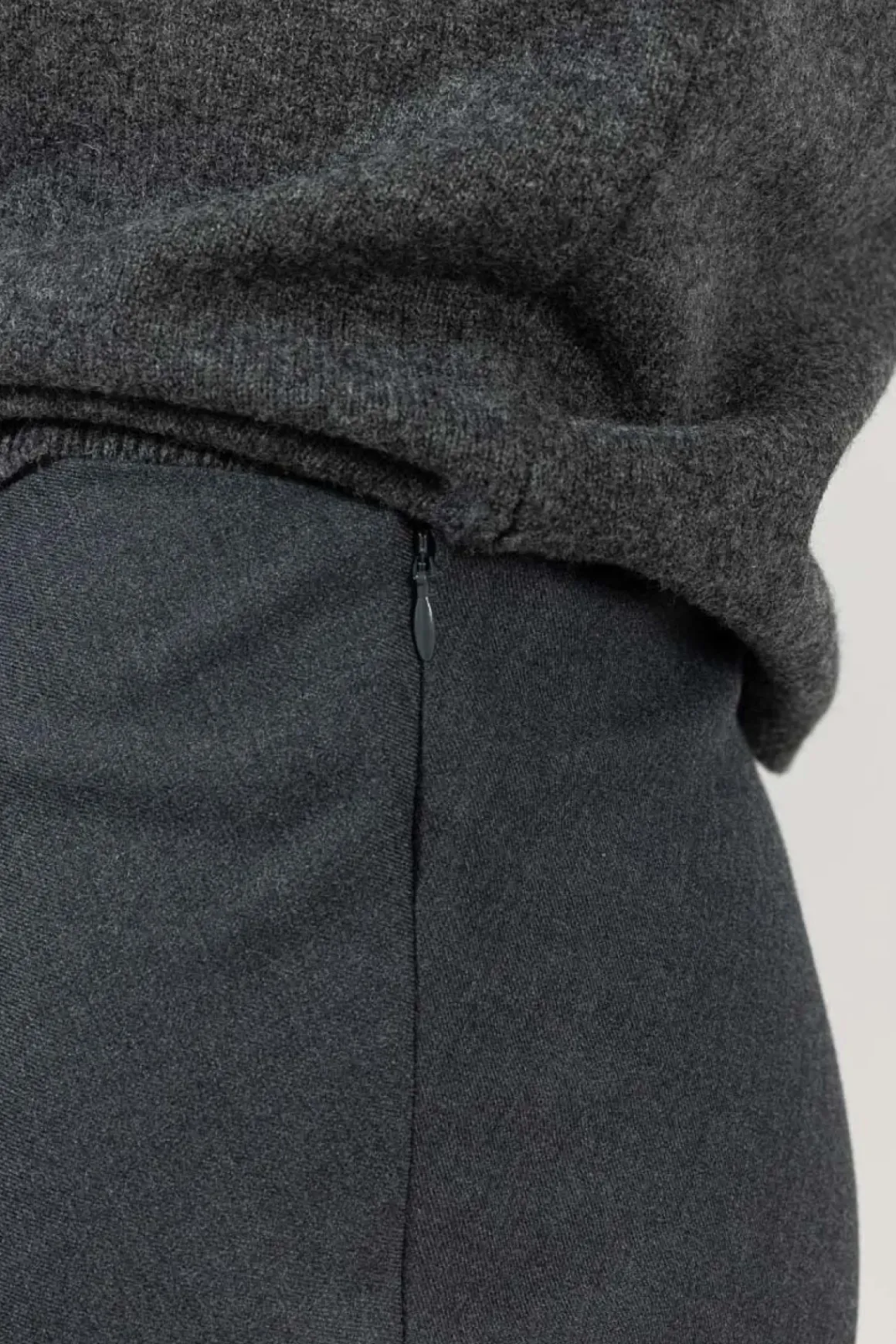 Skjørt - Bias Cut Maxi Charcoal Grey