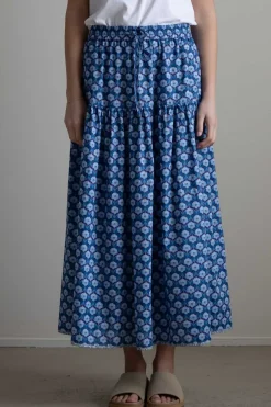 Skjørt - Bibbi Chevron Blue
