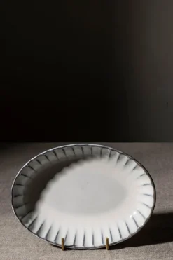 Skål - Inku Oval Hvit