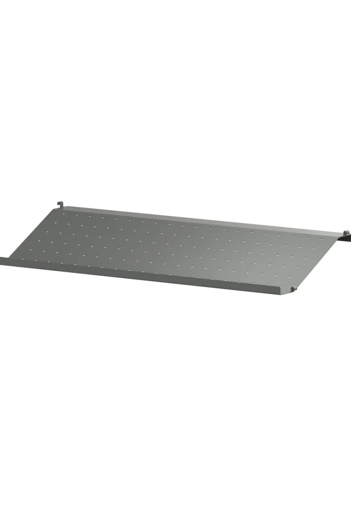 Skohylle - Metall 78x30 Mørkegrå