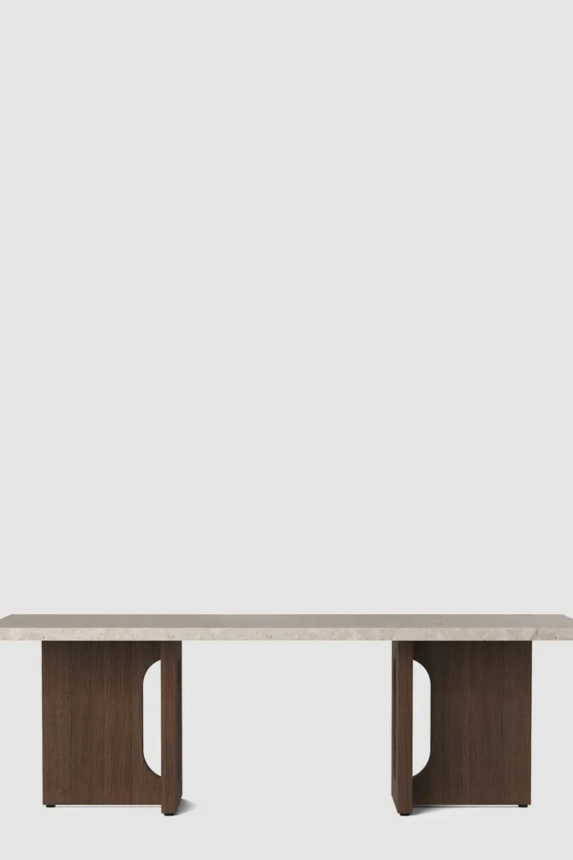 Sofabord - Androgyne Lounge Kunis Breccia Sand/Dark Stained Oak