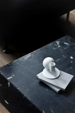Sofabord - Plinth Low 60x100xh27cm Black Marble
