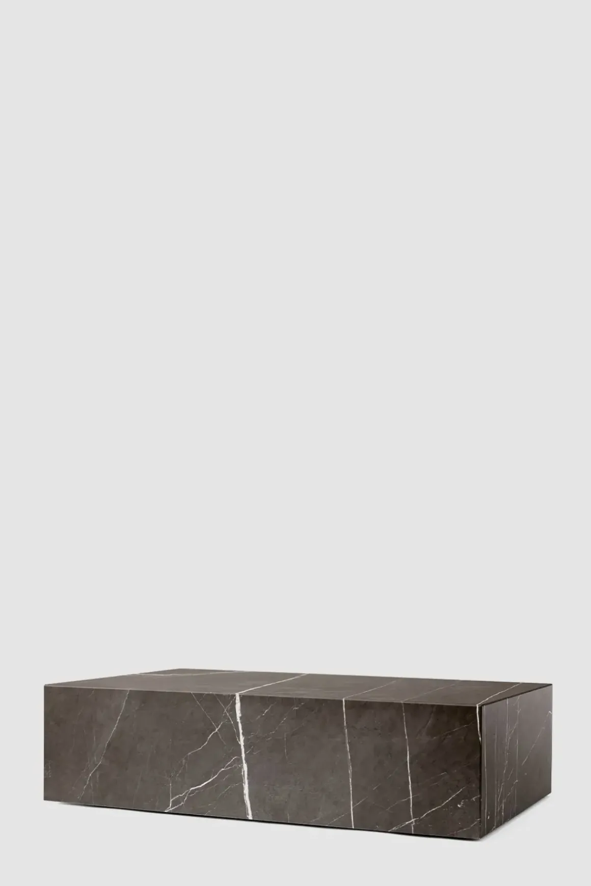 Sofabord - Plinth Low 60x100xh27cm Grey Kendzo Marble