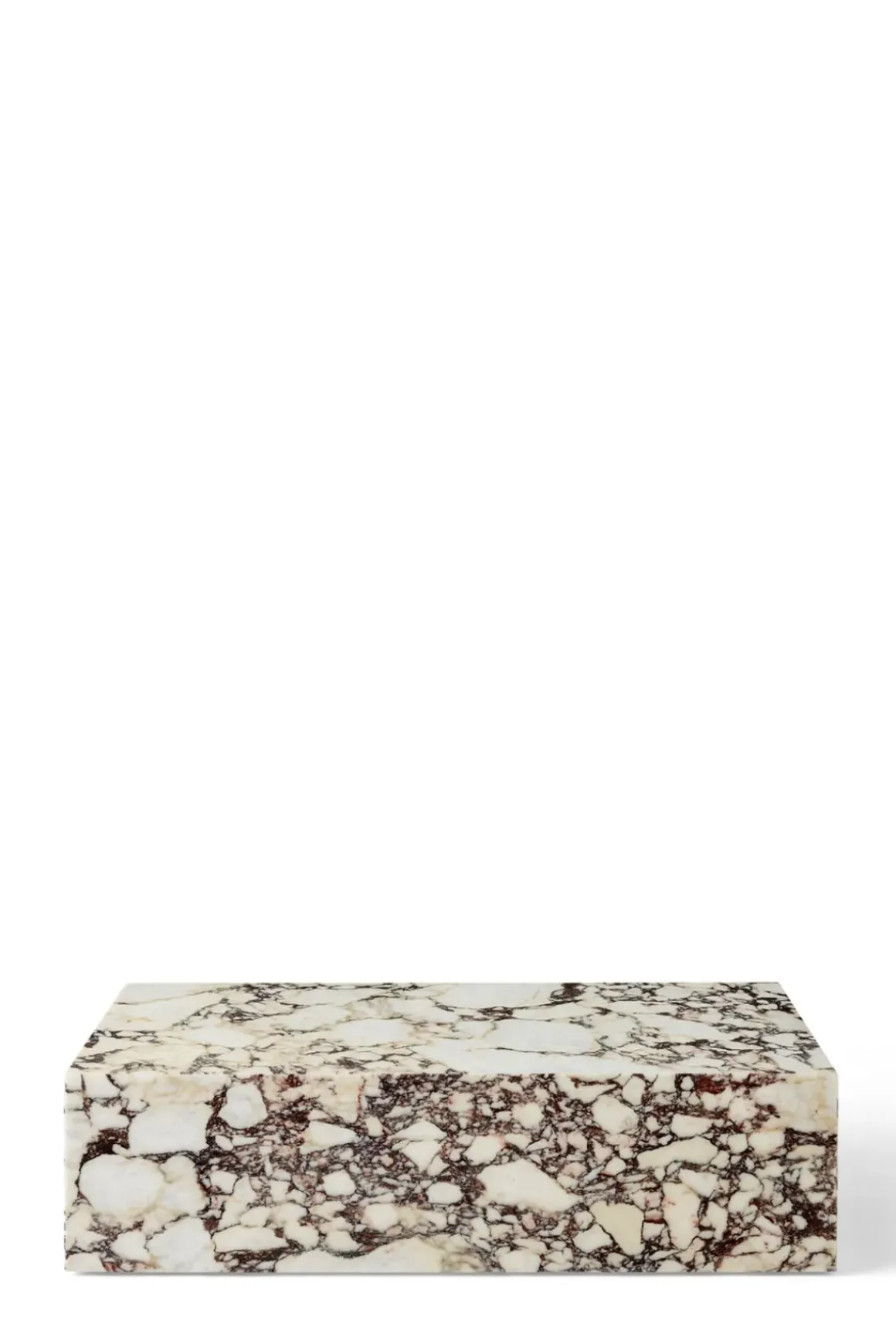 Sofabord - Plinth Low 60x100xh27 Rose Marble
