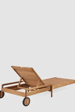 Solseng - Jack Outdoor Lounger Teak Natural