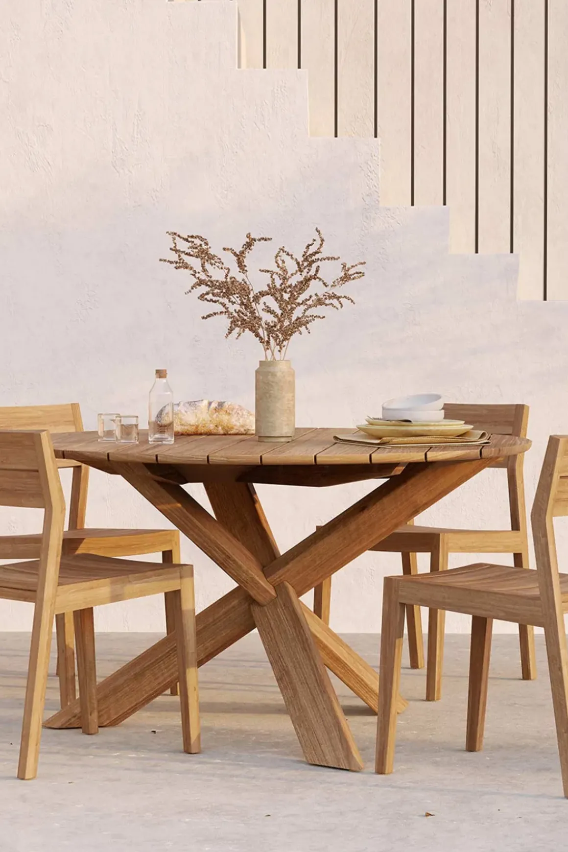 Spisebord - Teak Circle Outdoor dia163cm