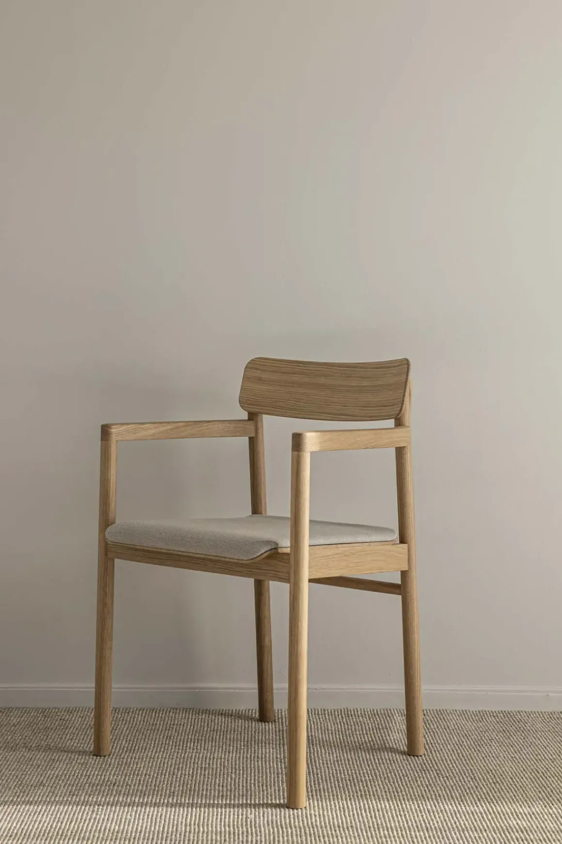 Spisestol - Post Chair Steelcut Trio 213 Lys Oljet Eik