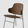 Spisestol - The Penguin Black Steel, Walnut