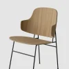 Spisestol - The Penguin Black Steel, Natural Oak