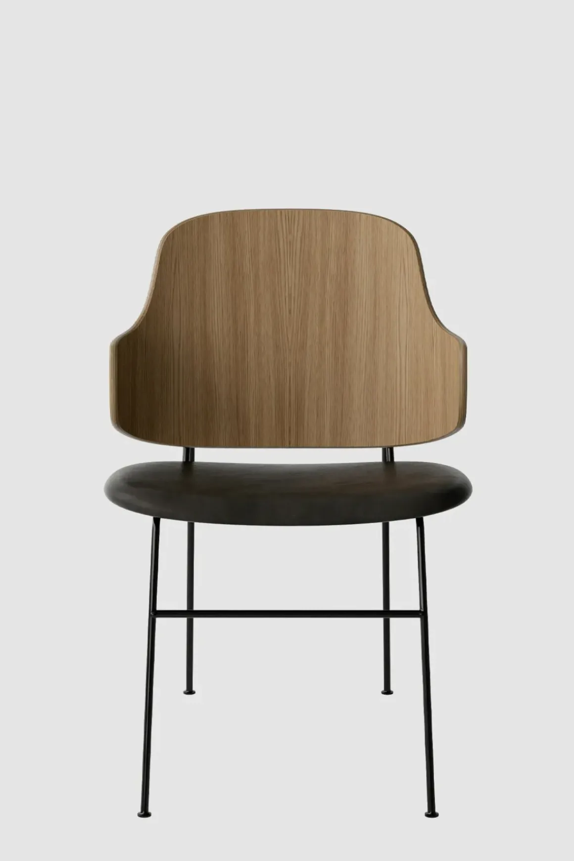 Spisestol - The Penguin Dakar 842, Black Steel, Natural Oak