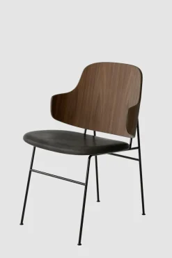Spisestol - The Penguin Dakar 842, Black Steel, Walnut