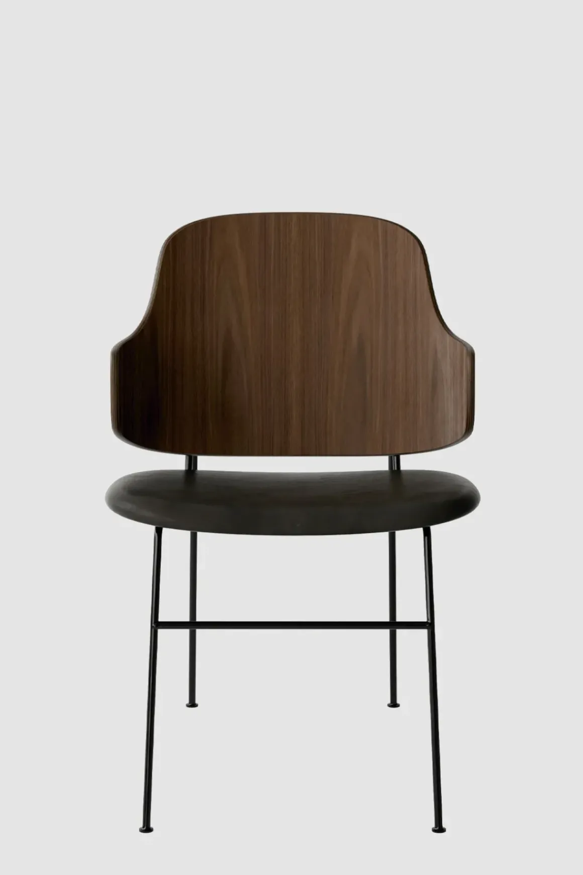 Spisestol - The Penguin Dakar 842, Black Steel, Walnut