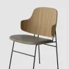Spisestol - The Penguin Dakar 329, Black Steel, Natural Oak