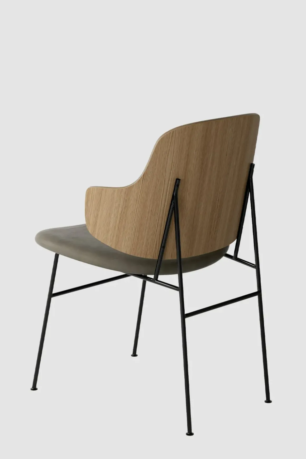 Spisestol - The Penguin Dakar 329, Black Steel, Natural Oak