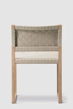 Spisestuestol - BM 61 3361 Oljet Eik / Flettet Linbånd